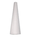 Piepschuim - kegel - wit - groot
