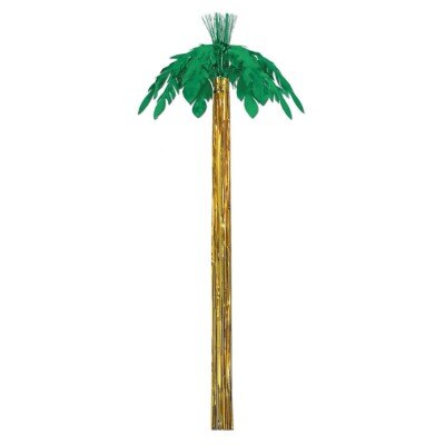Palmboom - folie - groen/goud - 240cm