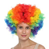 Pruik - regenboog - afro