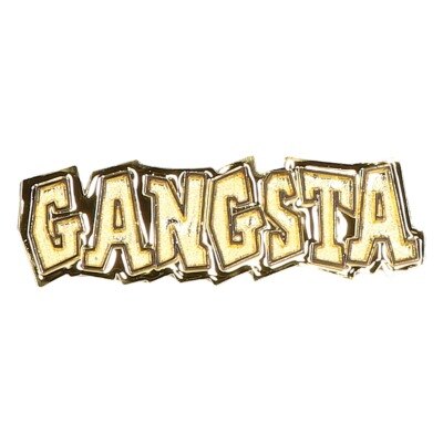 Ring - hiphop gangsta - goud
