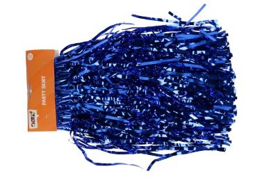 Rokje - glitter - folie - blauw - one size
