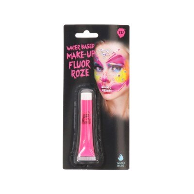 Schmink - waterbasis - fluor roze - 16g