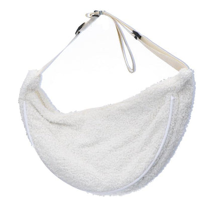 schoudertas teddy off-white