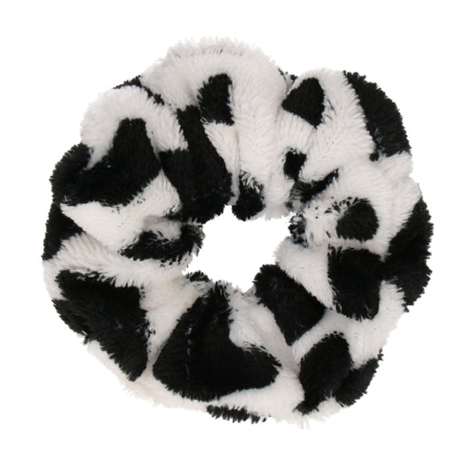 Scrunchie - koeienprint - zacht