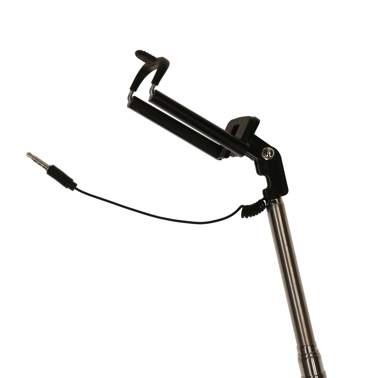 Selfie stick - 3,5 mm plug - zwart