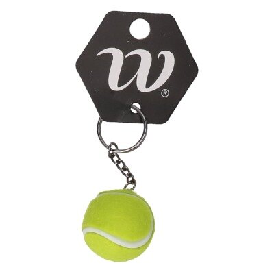 Sleutelhanger - tennisbal - geel