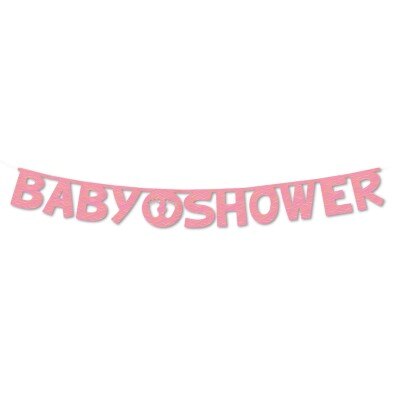 Slinger - Babyshower - roze - meisje - 2,7m