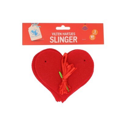 Slinger - hart - vilt - rood - 3m