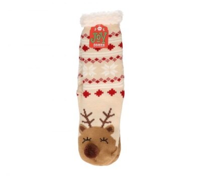 Sokken - Rudolph - extra warm - meerkleurig - one size