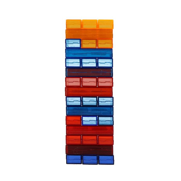 Spel - Tower tumble - transparant colorfull - blocks