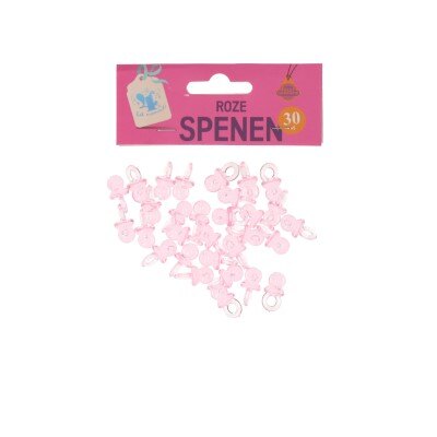 Spenen - roze - 30 stuks