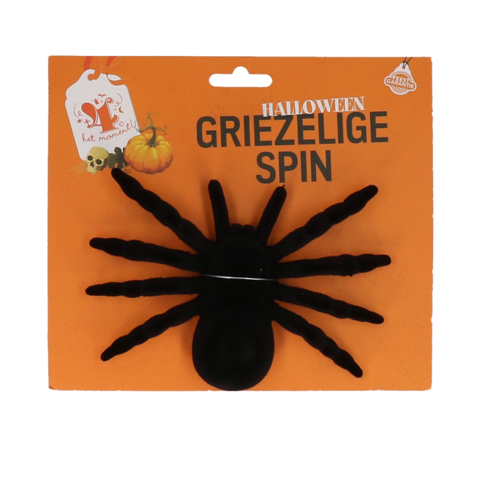 Spin - Halloween - griezelig - zwart