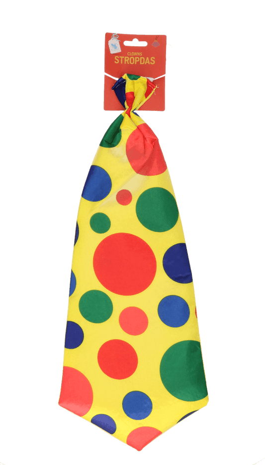 Stropdas clown meerkleurig