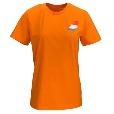 T-shirt - Holland - oranje - dames - maat S