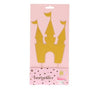 Taartprikker - prinses - kasteel - glitter - goud
