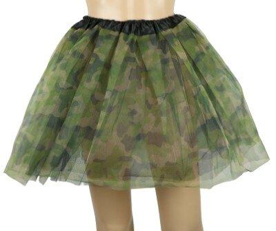 Tutu - camouflage - groen - one size