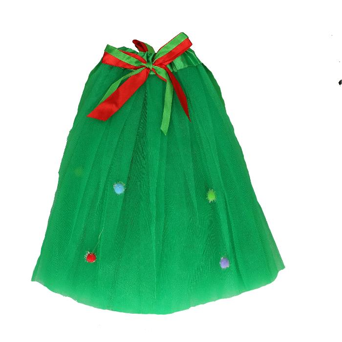 Tutu Kerst groen one size