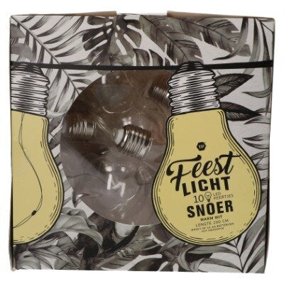 Verlichting - peervorm - warm wit - led licht - 290cm - 10 stuks