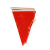 Vlaggenlijn - rood - 12 vlaggen - 3m