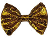 Vlinderdas - glitter - goud