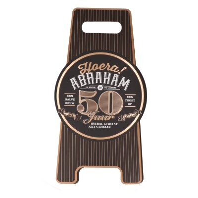 Vloerbord - Abraham - 50 jaar - bruin