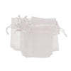 Zakjes - organza - wit - 10 stuks